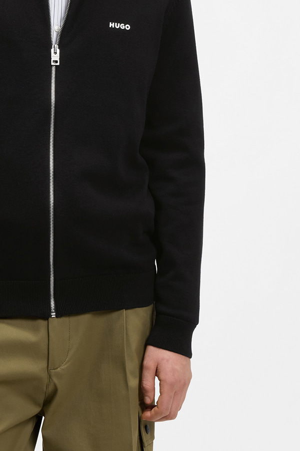 ΠΛΕΚΤΗ ΖΑΚΕΤΑ HUGO - 001 ΜΑΥΡΟ